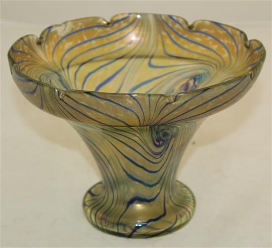 A Loetz iridescent glass vase, c.1910, 15cm